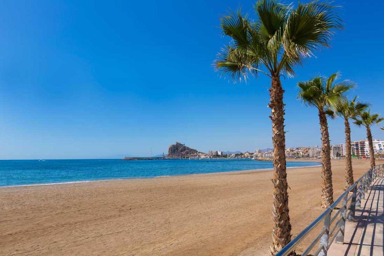 Primera Linea De Playa Con Vistas Al Mar Águilas Exterior foto